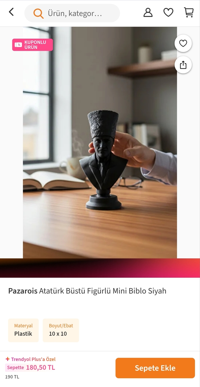 Odama koymak icin yüce Atatürkün minyatür büstlerinden alacağım. Sizce bunlar arasinda hangisi daha guzel durur?