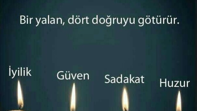 Yalanın masumu olur mu?