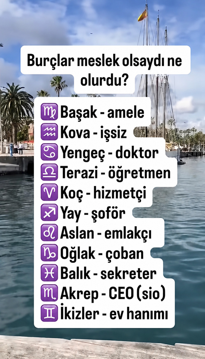 Burçlar meslek olsaydı ne olurdu?