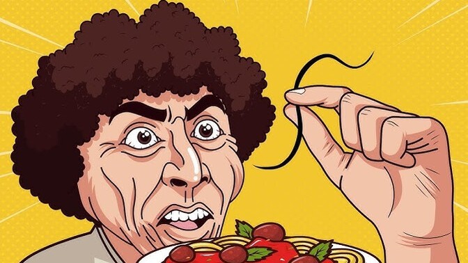 Yemeğinizden kıl veya tüy çıksa tepkiniz ne olur?
