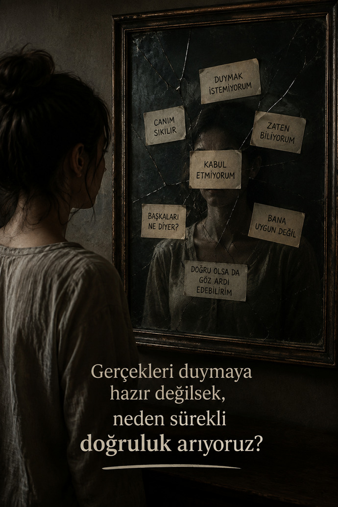 Gerçekleri duymaya hazır değilsek neden dürüstlük ve doğruluk peşinde koşuyoruz?