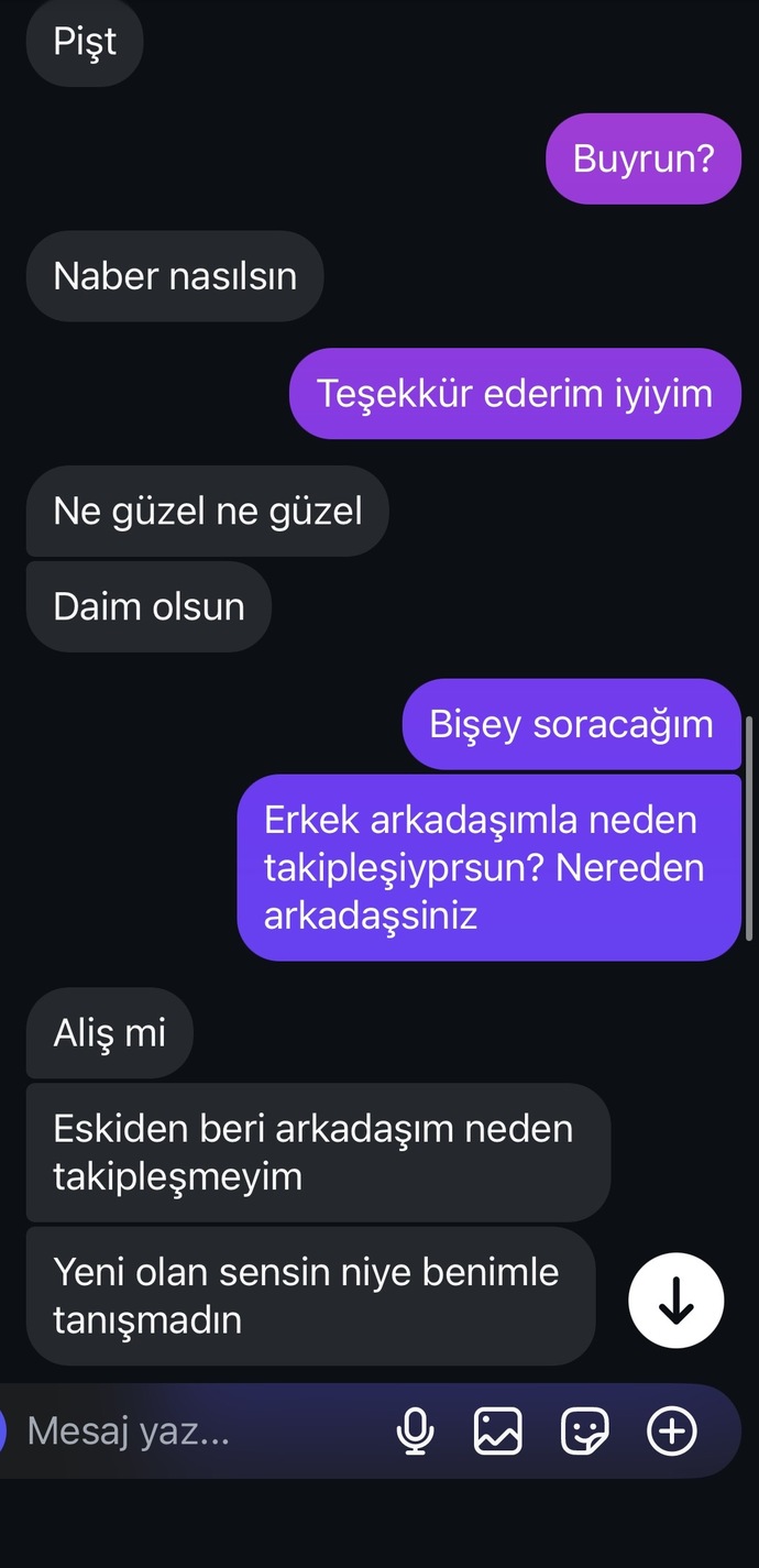 Kız çok hadsiz değil mi sizce?