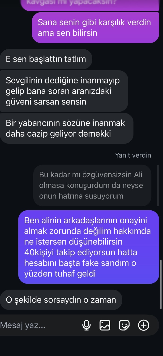 Kız çok hadsiz değil mi sizce?