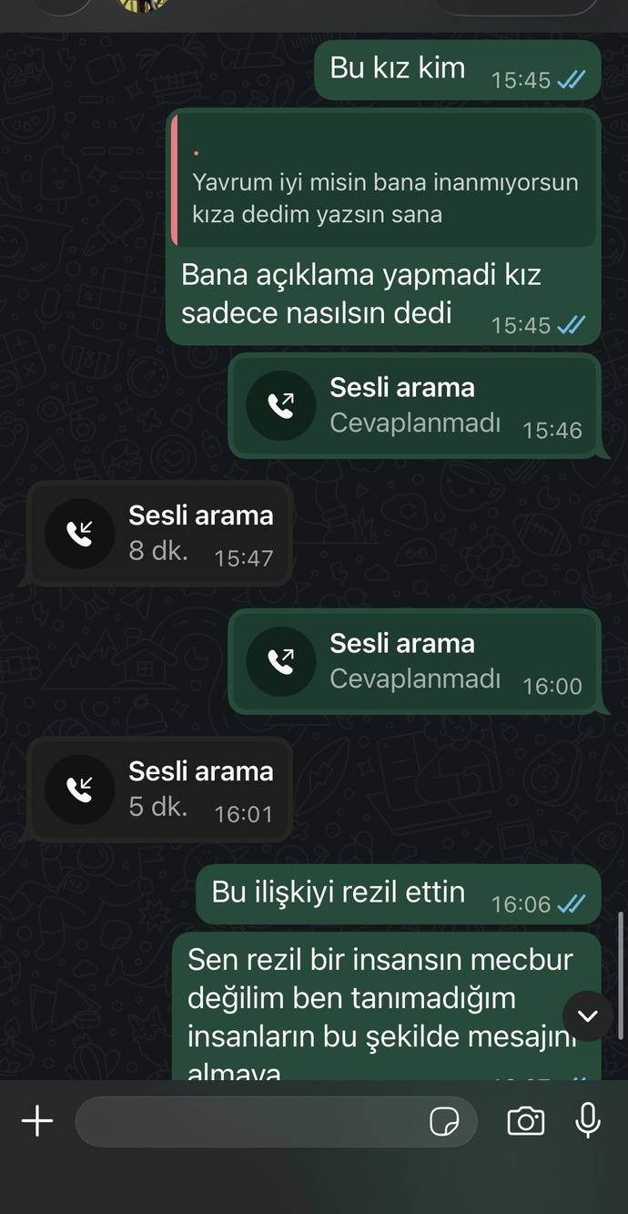 Bana karşı çok ilgisiz değil mi sizce ayrılmam mi gerekiyor?