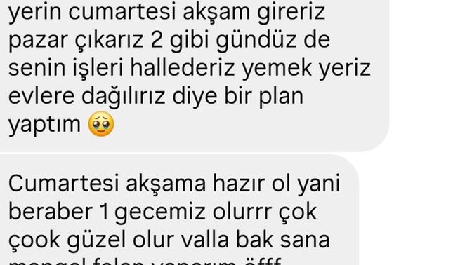 5 gundur konustugum erkek bunglovda kalalim dedi, amaci ne olabilir?