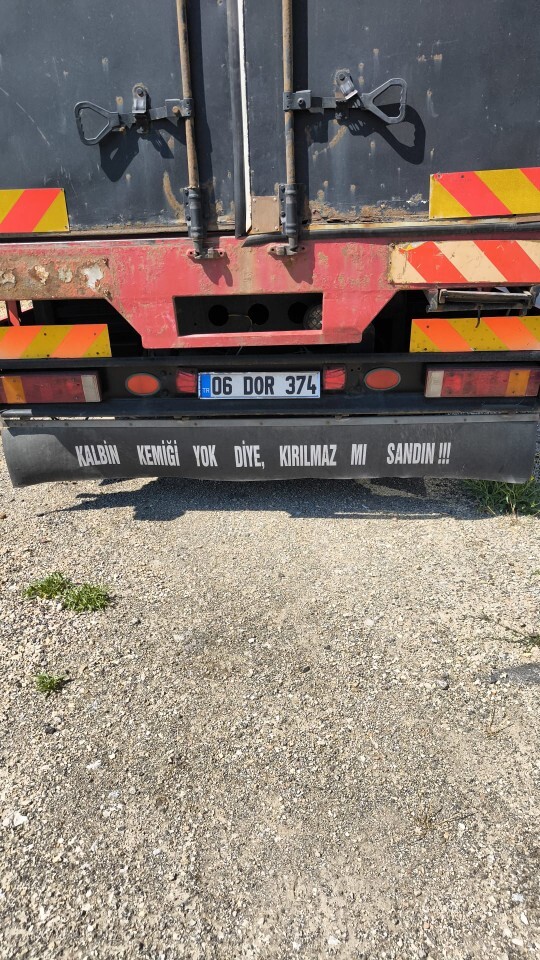 Bi kamyon arkası yazı paylaşır mısın?