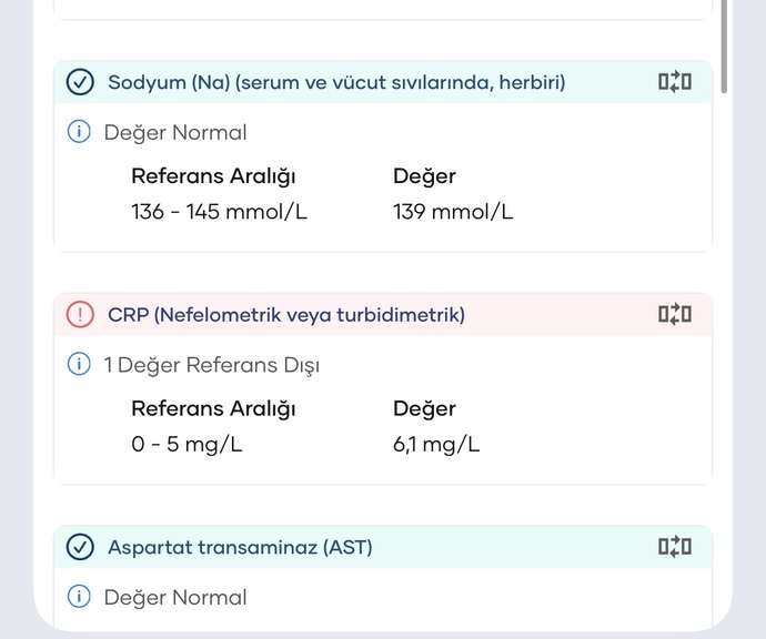 Tahlil sonuçlarımda hangi değerler düşük çıkmış olabilir, yorumlar mısınız?
