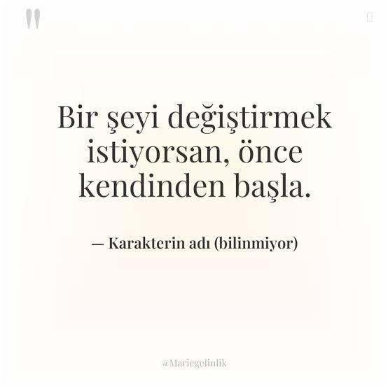 Kendinizde en son neyi değiştirdiniz veya değiştirmek istediniz?