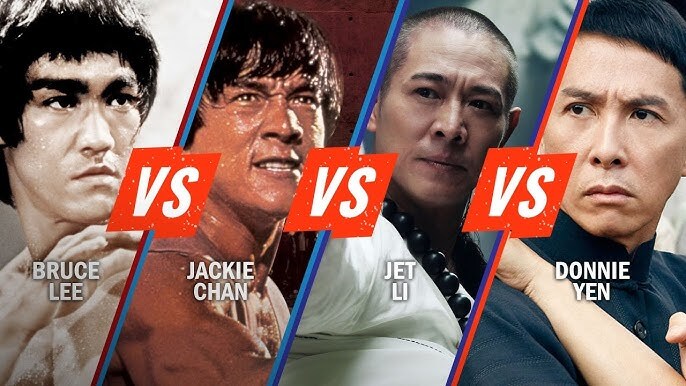 Bruce Lee vs Jackie Chan vs Jet Li vs Ip Man! Sizce bu dörtlü kapışmanın kazananı kim olurdu?