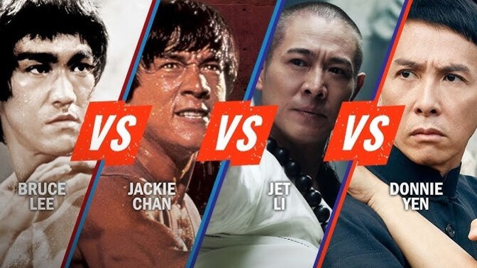 Bruce Lee vs Jackie Chan vs Jet Li vs Ip Man! Sizce bu dörtlü kapışmanın kazananı kim olurdu?