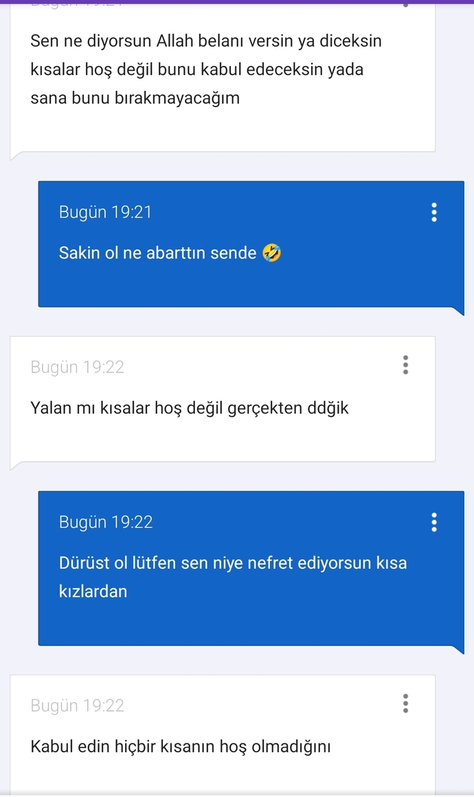 Size daha önce kişisel tercihinizi paylaştığınız için bela okuyan oldu mu?