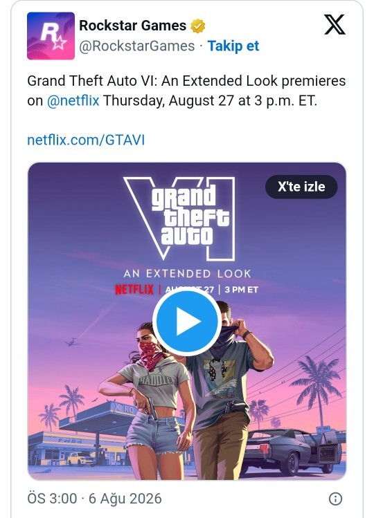 Buyuk GTA 6 Bombasini Patlatiyorum! OYNANIS VIDEOSU icin Takvimler Hazir mi 😎😉?