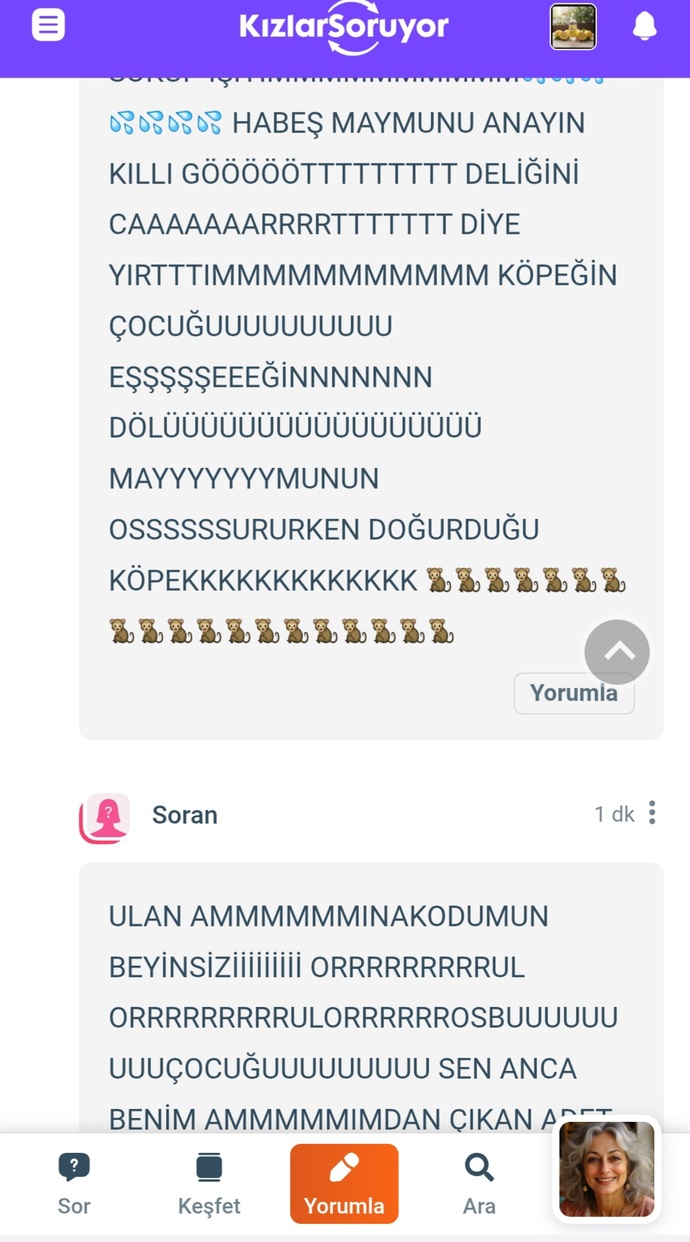 Gelecek nesil bu mu gercekten? Ülkeyi bunlara mi teslim ediyoruz? Üstelik güya bir kız çocuğu?