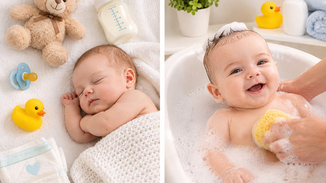 Bebeklerde banyo yaparken bebek sabunu mu yoksa bebek duş jeli mi kullanmak daha iyi?
