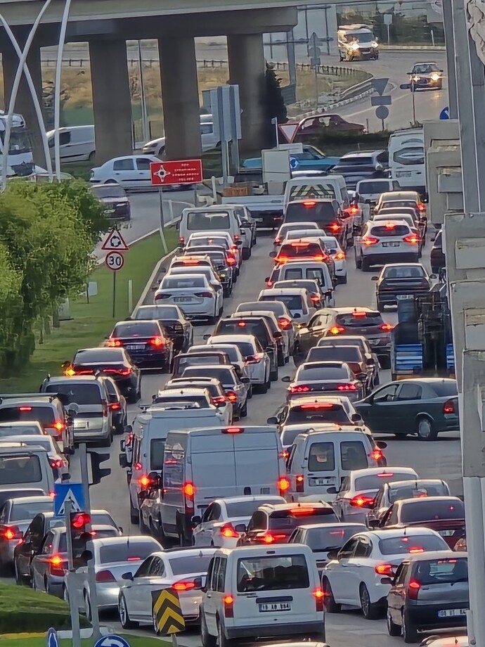 Yoğun kalabalık Trafiğe ne sıklıkta maruz kalıyorsunuz?