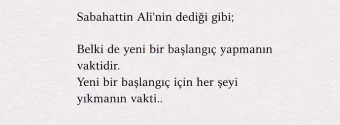Yeni başlangıçlar için cesaretin var mı?