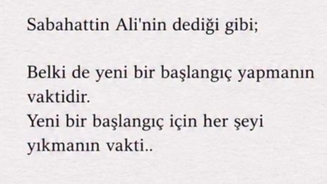Yeni başlangıçlar için cesaretin var mı?
