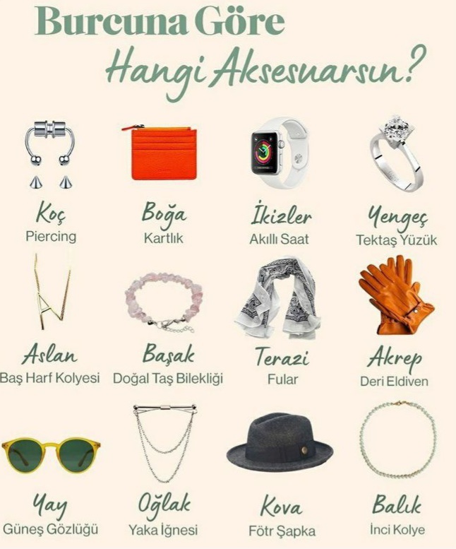 Burcuna göre hangi aksesuarsın?