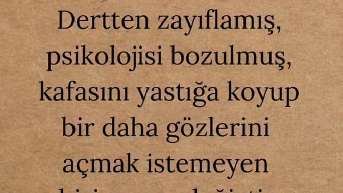 Sen değiştin mi?