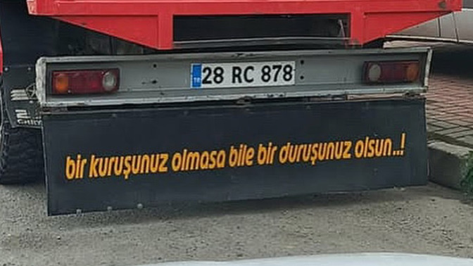 Bir duruşunuz var mı?