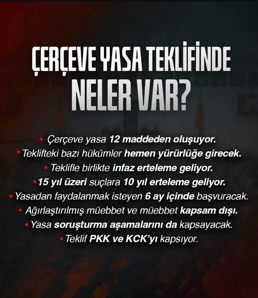 Çerçeve Yasayı Destekliyor Musunuz?