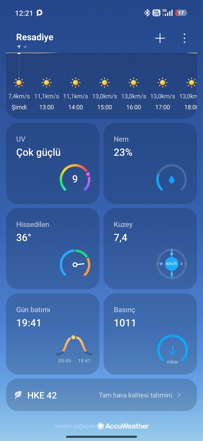 Sizin oralarda havalar nasıl Bu sıcakla nasıl başa çıkıyorsunuz?