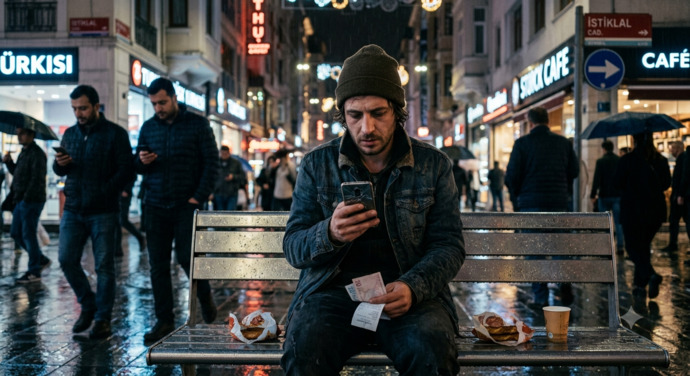 Zengin rolü yapıyoruz hepimiz... Fakir yaşıyoruz, hem de çok fakir. Daha ne saymalıyız ki?