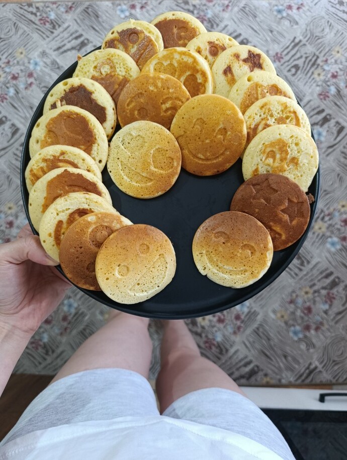 Yaptığım pankek nasıl görünüyor, sunum olarak sizce olmuş mu?