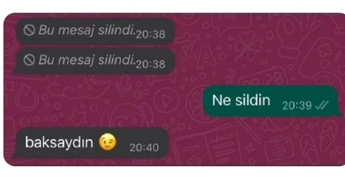 Görselin benimle bir ilgisi yok..