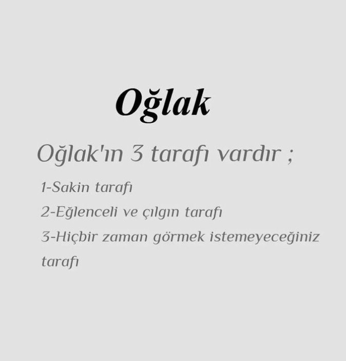 Uykudan uyandırılması mesela 🤦‍♀️