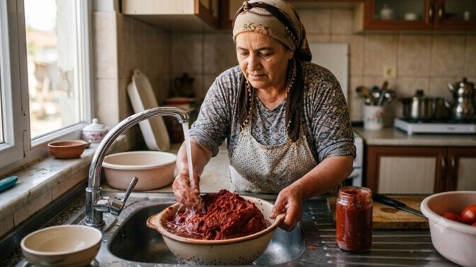 Salçayı yıkayıp kullanma akımı başlamış. Sen de yapıyor musun bunu?