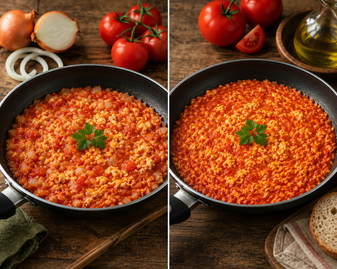 Sizce menemen soğanlı 🧅 mı olur soğansız mı?