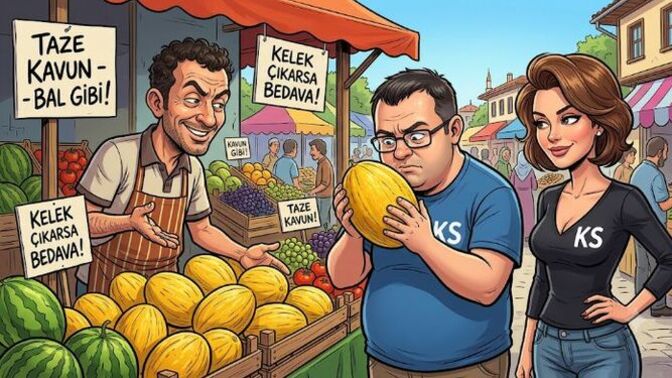 Bugün Dünya Kavun Günü! Kavun seçmek için KS'den manava kimle gitmek isterdin?