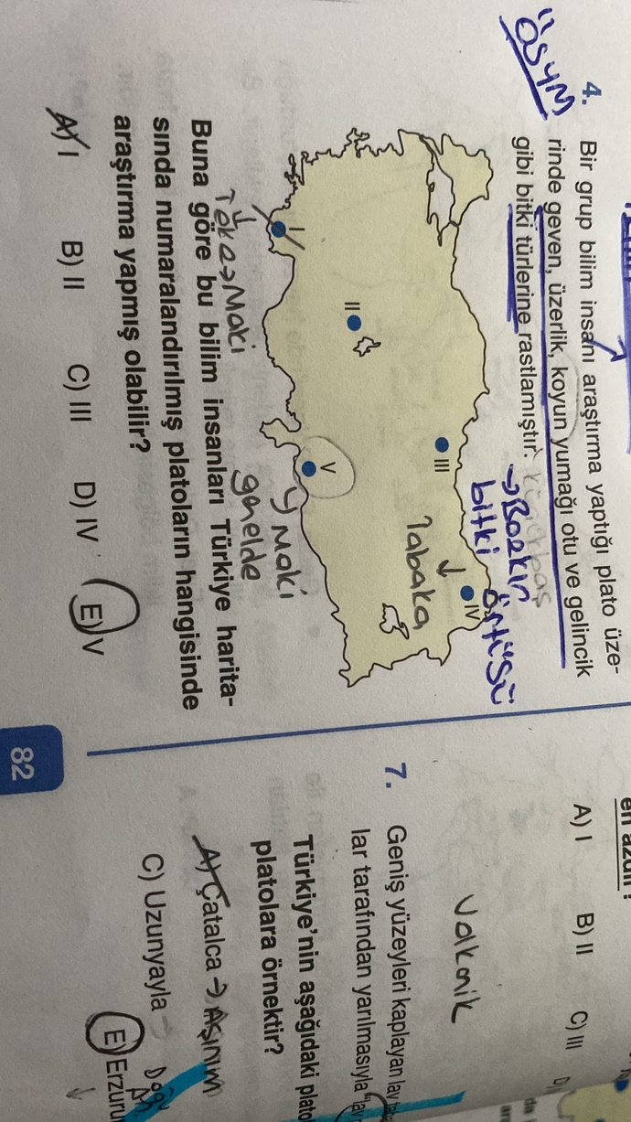 KPSS Coğrafya da şu soruya bakar mısınız rica etsem?