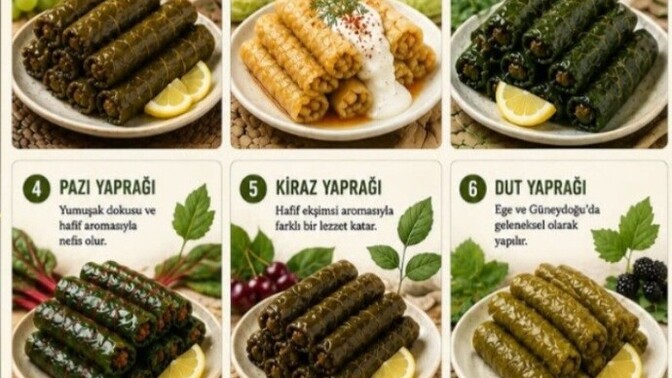 Hangi yapraktan yapılan sarmayı tercih edersiniz?