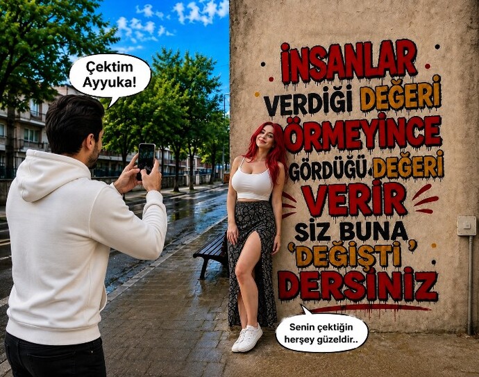 Kendinde veya değiştirmek istediğin bir şey var mı?