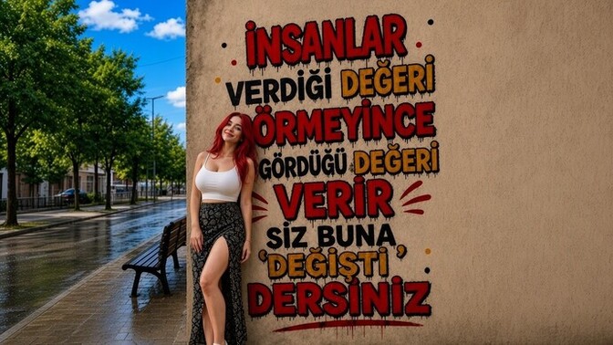 Kendinde veya değiştirmek istediğin bir şey var mı?