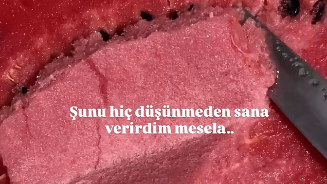 Karpuzun şu kısmını hiç düşünmeden vereceğiniz birisi var mı?