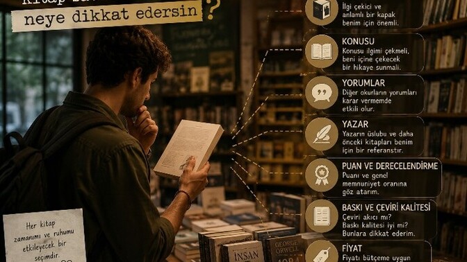 Kitap satın alırken neye dikkat edersin?