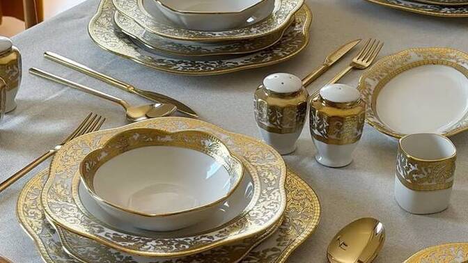 Çeyiz için bu yemek takımı nasıl, yoksa daha şık bir set mi bakmalıyım🛍️👰‍♀️?