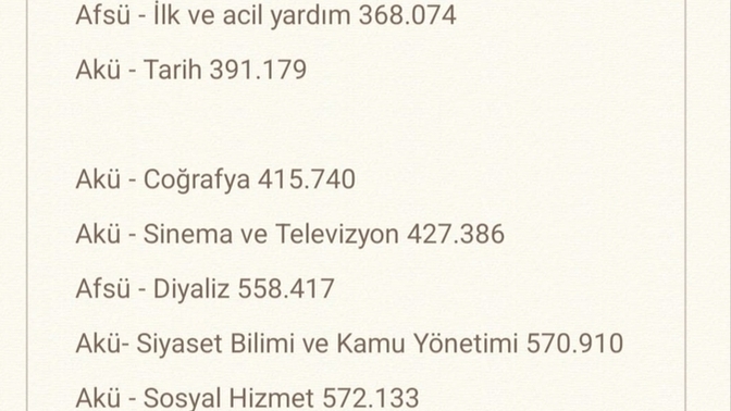 Kardeşime üniversite tercih sıralaması yaptım bölümler hakkında ne düşünüyorsunuz?