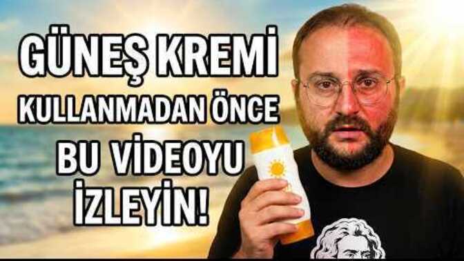 Güneş Kremi Kullanmadan Önce Bu Videoyu İzleyin! ?