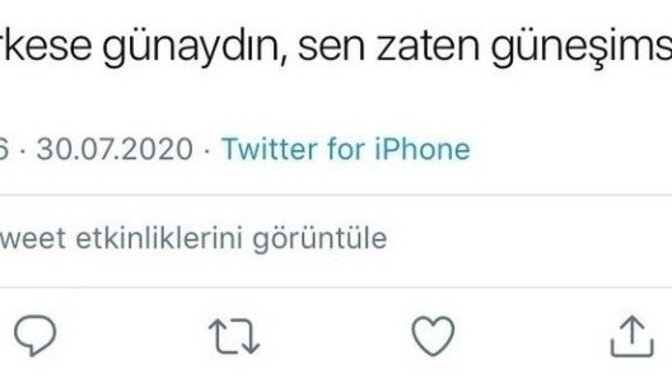 Günaydın mı 🐣 ?