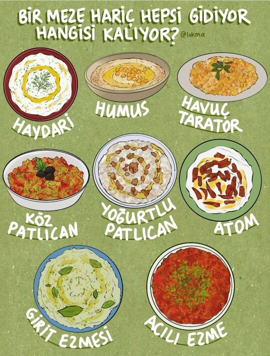 Meze severmisin, favori mezen nedir?