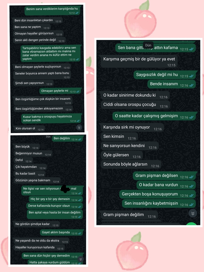 Lütfen okuyup bana yardımcı olursanız sevinirim?