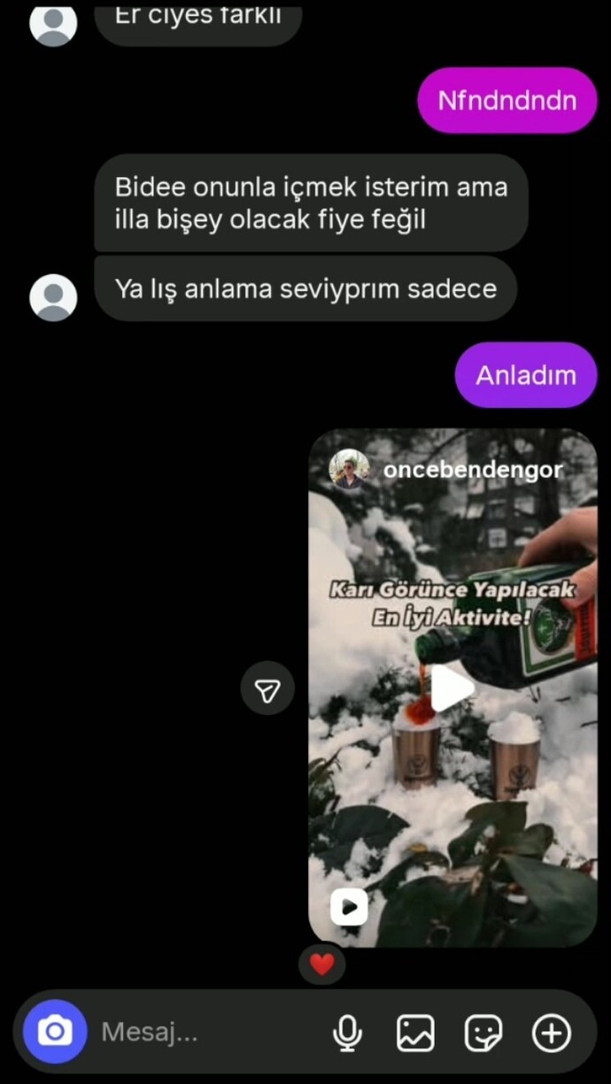 Sevgilinizle ayrıyken başka kızla içki muhabbeti yapmışsa. Oğluna çok güvenen annesine ayrılırken bu ssleri atmalı mıyım?