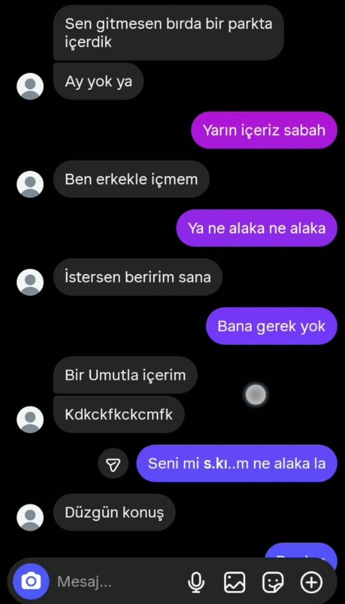 Sevgilinizle ayrıyken başka kızla içki muhabbeti yapmışsa. Oğluna çok güvenen annesine ayrılırken bu ssleri atmalı mıyım?
