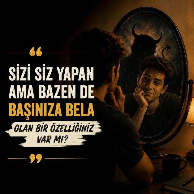 Sizi siz yapan ama bazen de başınıza bela olan bir özelliğiniz var mı😄?