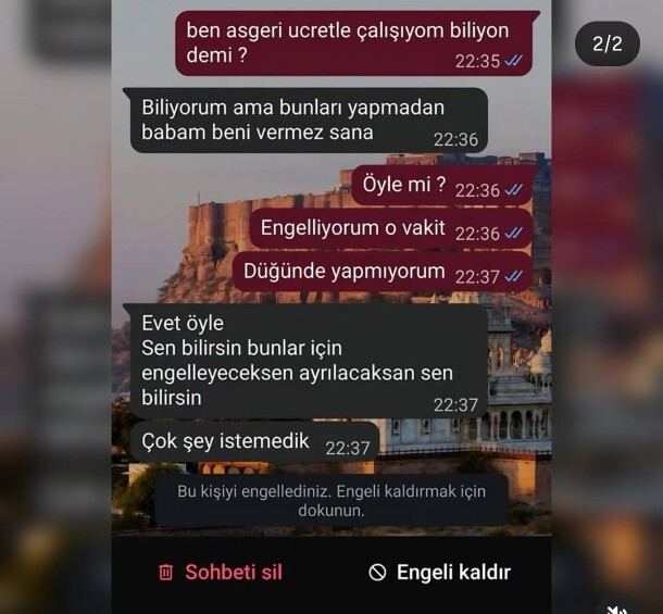 Evlilere sorum mehir olarak ne istediler ne verdiniz?