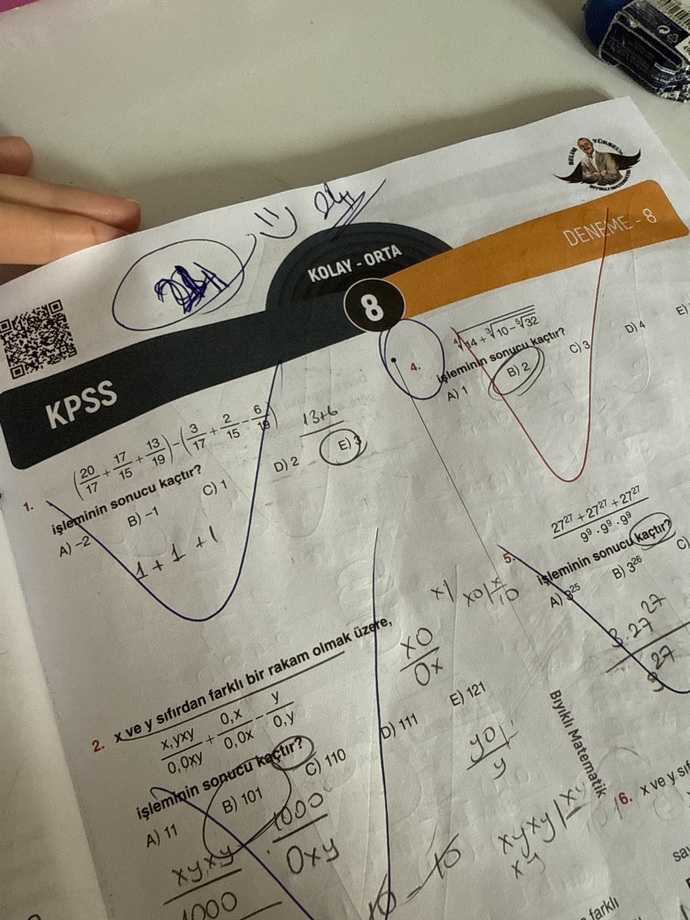 Matematik netim nasıl 30 soruda 24 net?